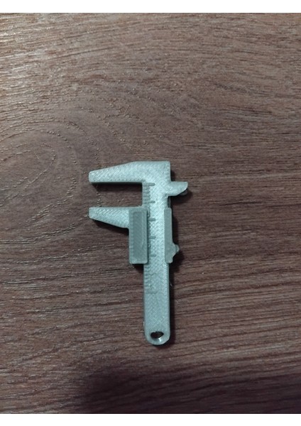 Mikrometre Anahtarlık 1 Adet - Çevre Dostu Pla