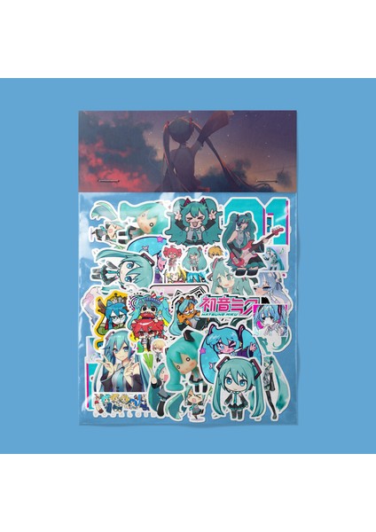 Hatsune Miku Sticker Paketi -Bullet Journal - Ajanda - Planner - Defter - Laptop Etiket Çıkartma Çok Renkli 10 x 15 Paket Boyutu 3 x 5 cm Stickerlar Paket Içeriği 25 Adet Dadi Ramba Sticker