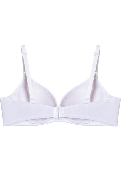 ASM1314 Kadın Beyaz A Plus Comfort Mikro Kumaş Destekli Sütyen (161)