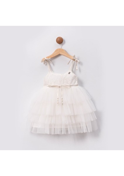 Kız Çocuk Tüllü Pamuklu Elbise indirimleri