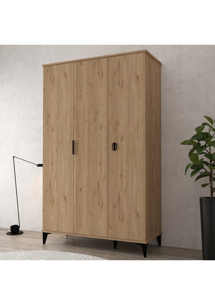 6301 Neva 3 Kapılı 200 cm Gizli Çekmeceli Gardırop , Elbise Dolabı , Genç Odası fırsatları