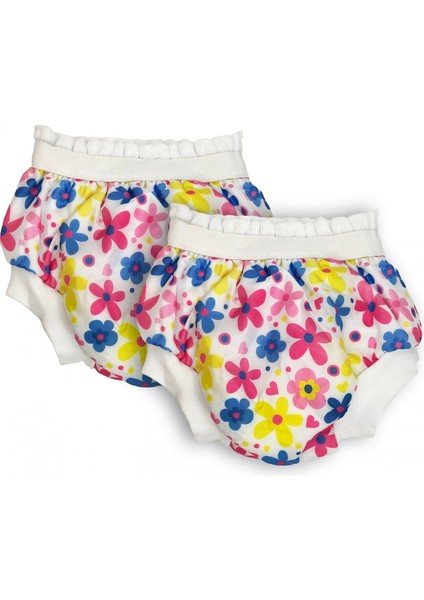 Sema Baby 2'li Desenli Lüks Alıştırma Külodu No.1 10-15 kg - Flowers