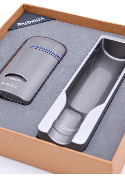 Çakmak Küllük Ikili Gunmetal Puro Seti fiyatları