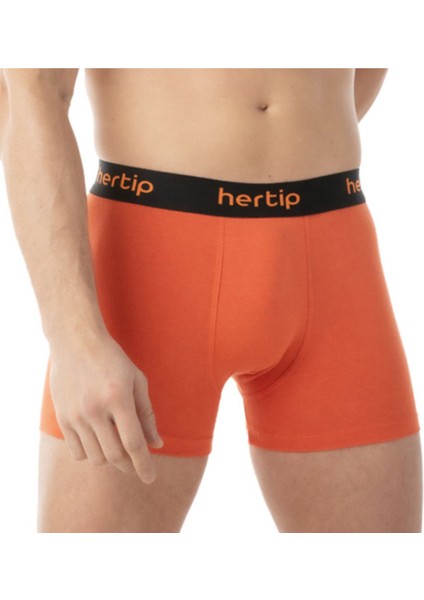 Turuncu Modal Boxer Full Comfort Rahat Kesim 6'lı Paket