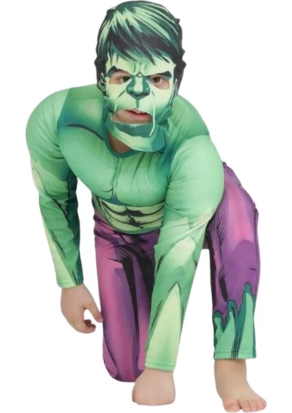 Hulk Kaslı Çocuk Kostümü fırsatları