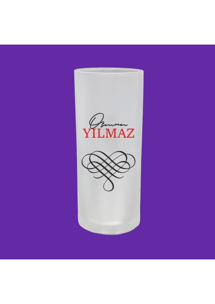 Kişiye Özel Isim Baskılı Buzlu Rakı Bardağı