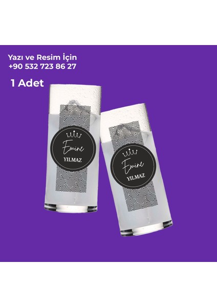 Isme Özel Baskılı Kişiye Özel Bardak