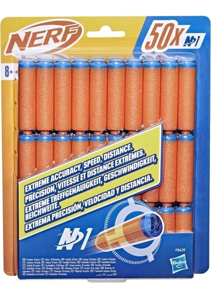 F8639 Nerf N Serisi Dart 50LI Yedek Paket