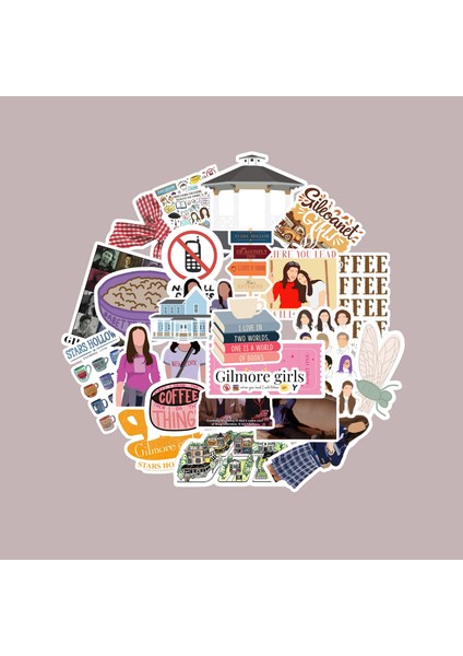 Gilmore Girls Sticker Paketi -Bullet Journal - Ajanda - Planner - Defter - Laptop Etiket Çıkartma Çok Renkli 10 x 15 Paket Boyutu 3 x 5 cm Stickerlar Paket Içeriği 25 Adet Dadi Ramba Sticker fiyatları