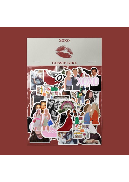 Gossip Girl Sticker Paketi -Bullet Journal - Ajanda - Planner - Defter - Laptop Etiket Çıkartma Çok Renkli 10 x 15 Paket Boyutu 3 x 5 cm Stickerlar Paket Içeriği 25 Adet Dadi Ramba Sticker