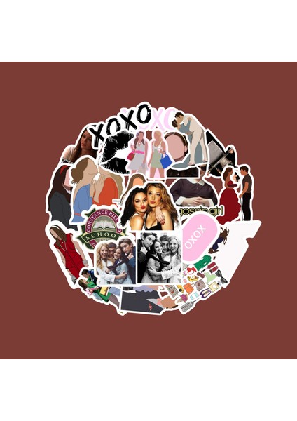 Gossip Girl Sticker Paketi -Bullet Journal - Ajanda - Planner - Defter - Laptop Etiket Çıkartma Çok Renkli 10 x 15 Paket Boyutu 3 x 5 cm Stickerlar Paket Içeriği 25 Adet Dadi Ramba Sticker