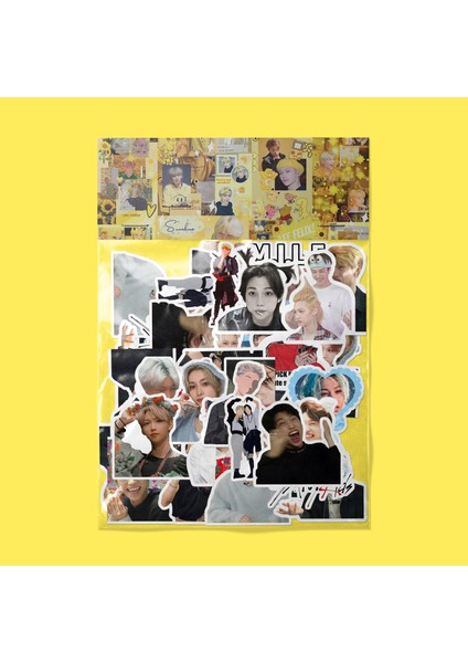 Felix Stray Kids Sticker Paketi -Bullet Journal - Ajanda - Planner - Defter - Laptop Etiket Çıkartma Çok Renkli 10 x 15 Paket Boyutu 3 x 5 cm Stickerlar Paket Içeriği 25 Adet Dadi Ramba Sticker