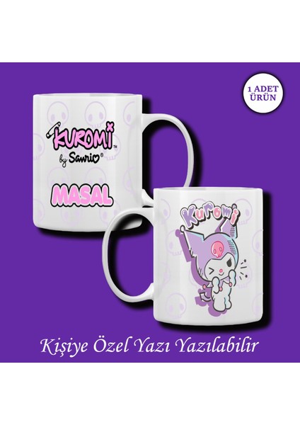 Isim Baskılı Kuromi Kupa Bardak