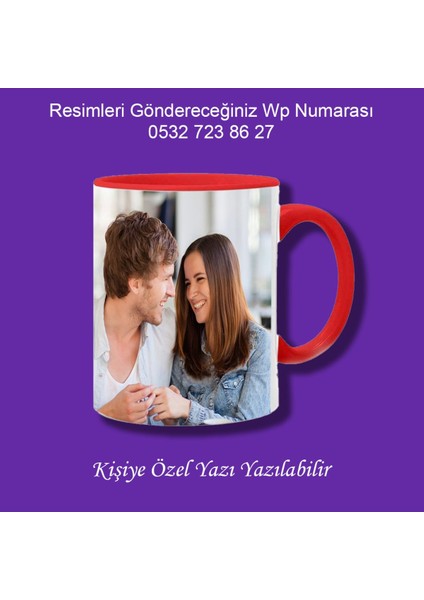 Kişiye Özel Resimli Kupa Bardak ve Kahve Fincanı