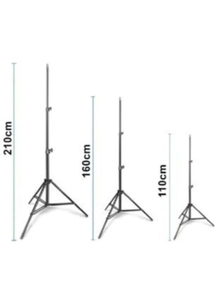 Kumandalı, 21 Inç Rgb Renkli Işık 210 cm Tripod Tiktok, Makyaj, Youtuber Ring Light modelleri