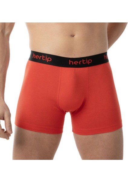 Çok Renkli Modal Boxer Full Comfort Rahat Kesim 6'lı Paket (Kırmızı-Gri-Yeşil-Sarı-Mavi-Turuncu)