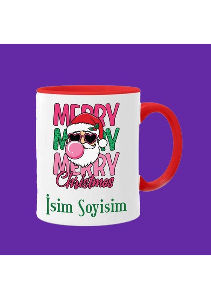 Kişiye Özel Yılbaşı Yeniyıl Tasarımlı Kişiye Özel Yeni Yıl Temalı Kupa Bardak