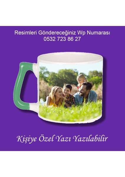 Kişiye Özel Resimli Kupa Bardak ve Kahve Fincanı