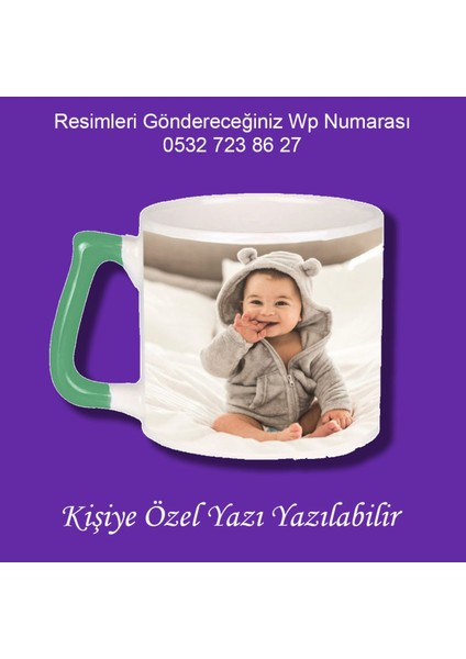 Kişiye Özel Resimli Kupa Bardak ve Kahve Fincanı