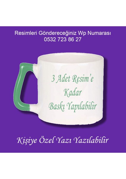 Kişiye Özel Resimli Kupa Bardak ve Kahve Fincanı