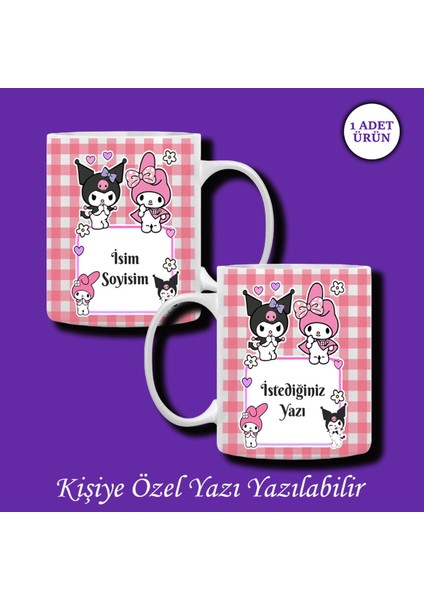 Kuromi Baskılı Isimli Kupa Bardak