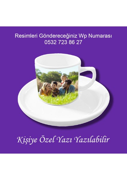 Kişiye Özel Resimli Kupa Bardak ve Kahve Fincanı fiyatları
