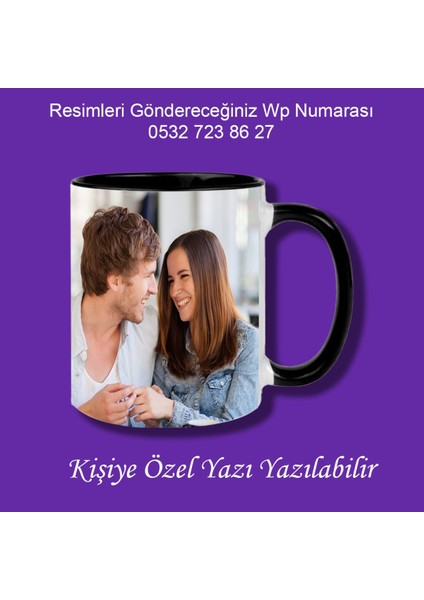Kişiye Özel Resimli Kupa Bardak ve Kahve Fincanı