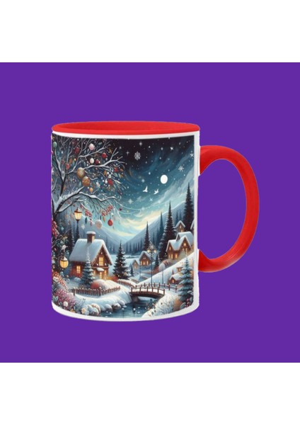 Kişiye Özel Yılbaşı Yeniyıl Tasarımlı Kişiye Özel Yeni Yıl Temalı Kupa Bardak