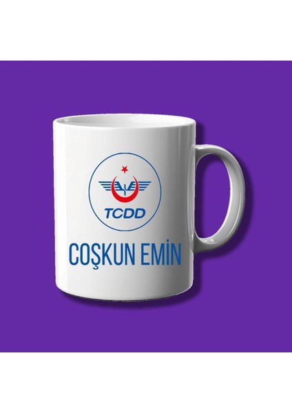 Kişiye Özel Meslek Kupası - Tcdd'ye Özel Isimli Kupa Bardak
