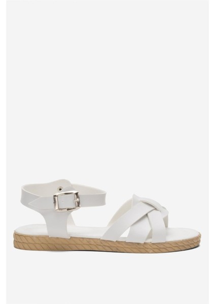 Kadın Şık Günlük Örgü Bantlı Sandalet Yazlık Rahat Tabanlı Ayakkabı Iş Ofis Dış Mekan Plaj fiyatları