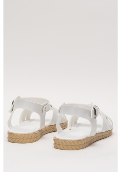 Kadın Şık Günlük Örgü Bantlı Sandalet Yazlık Rahat Tabanlı Ayakkabı Iş Ofis Dış Mekan Plaj indirimleri