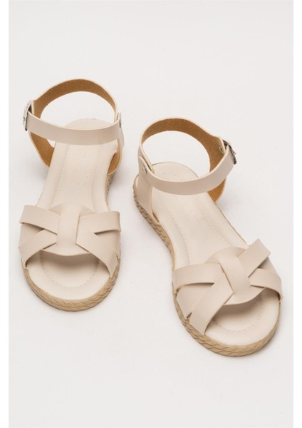 Kadın Şık Günlük Örgü Bantlı Sandalet Yazlık Rahat Tabanlı Ayakkabı Iş Ofis Dış Mekan Plaj modelleri