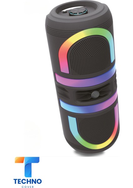 Bluetooth Özellikli Ses Bombası 8x2 Inch Rgb Işıklı Speaker (Kln-210) fırsatları