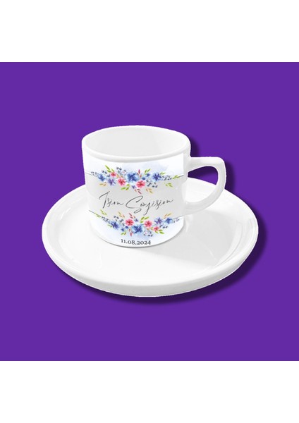 8 Mart Dünya Kadınlar Günü Tasarımlı Kişiye Özel Kahve Fincanı