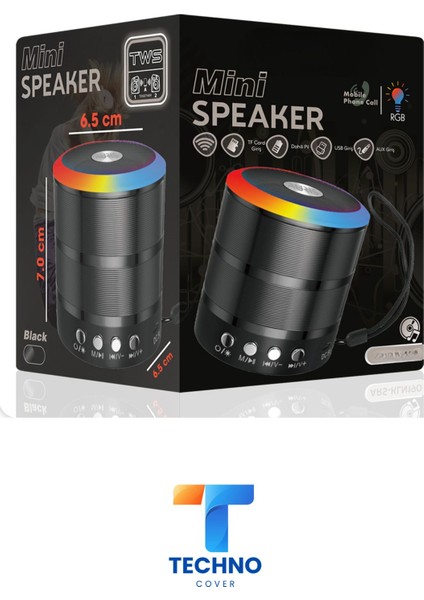 Bluetooth Özellikli Ses Bombası Mini Speaker (KLN-190)