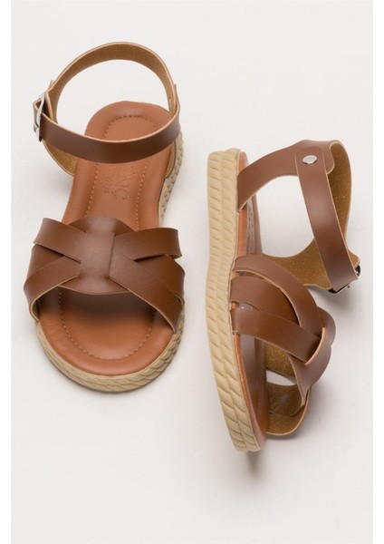 Kadın Şık Günlük Örgü Bantlı Sandalet Yazlık Rahat Tabanlı Ayakkabı Iş Ofis Dış Mekan Plaj modelleri