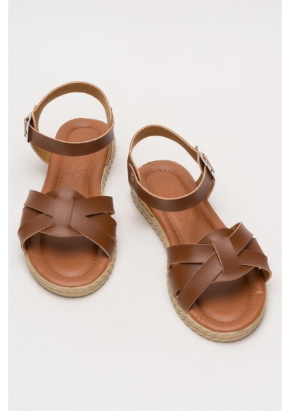 Kadın Şık Günlük Örgü Bantlı Sandalet Yazlık Rahat Tabanlı Ayakkabı Iş Ofis Dış Mekan Plaj fırsatları