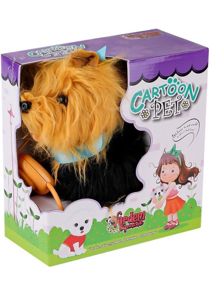 PFTB267 Yürüyen Tasmalı Peluş Köpek