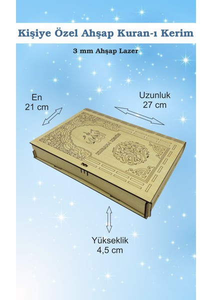 Kişiye ve Firmalara Özel Ahşap Kutusu