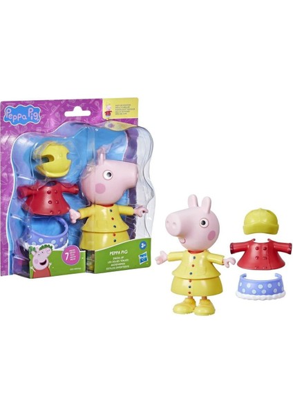 F8859 Peppa Pig ve Ailesi Kıyafetli Figür Seti +3 Yaş