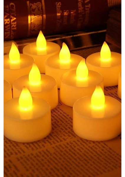 Dekoratif LED Tea Light Mum – Romantik Ambiyans Için fiyatları