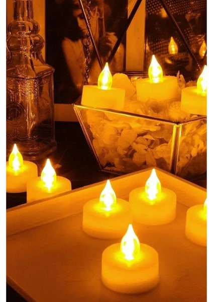 Dekoratif LED Tea Light Mum – Romantik Ambiyans Için modelleri