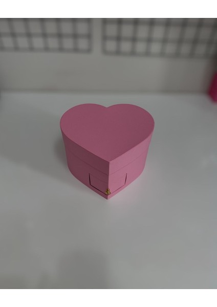 Full Pembe Aşk Evreni İkili - Sevgiliye Romantik Hediye Kutusu | Kar Küresi + Takı + Peluş Ayıcık
