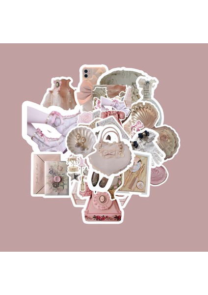 Coquette V2 Sticker Paketi -Bullet Journal - Ajanda - Planner - Defter - Laptop Etiket Çıkartma Çok Renkli 10 x 15 Paket Boyutu 3 x 5 cm Stickerlar Paket Içeriği 25 Adet Dadi Ramba Sticker