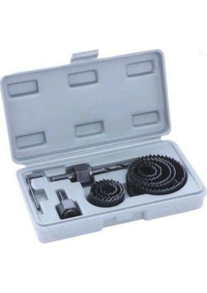 Buhat Buat Panç Yuvarla Metal Ahşap Daire Delme Delik Açma TR-6587452 11 Parça