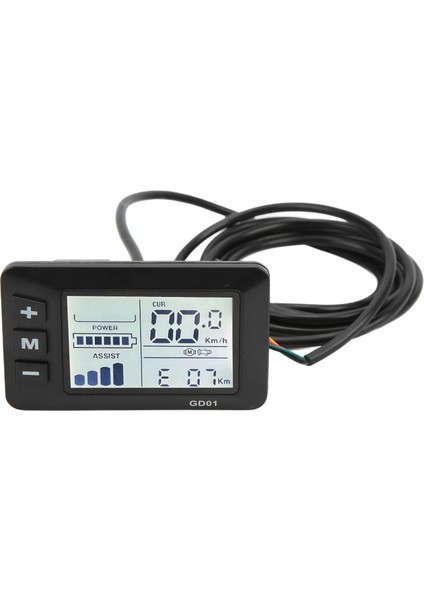 Elektrikli Bisiklet Ekranı LCD Metre Bisiklet Lityum Pil Modifikasyon Aksesuarları 36V 48V Sıradan Konnektör (Yurt Dışından)