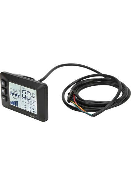 Elektrikli Bisiklet Ekranı LCD Metre Bisiklet Lityum Pil Modifikasyon Aksesuarları 36V 48V Sıradan Konnektör (Yurt Dışından)