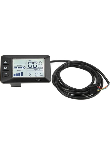 Elektrikli Bisiklet Ekranı LCD Metre Bisiklet Lityum Pil Modifikasyon Aksesuarları 36V 48V Sıradan Konnektör (Yurt Dışından)