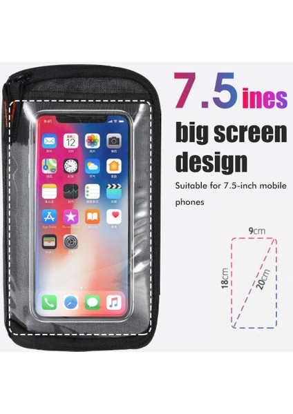 Bisiklet Gidon Çantası 4.5 L Ön Çanta Paketi Isı Yalıtımı ve Soğuk Saklama Çantası Telefonu Çantası Dokunmatik Ekran Bisiklet Aksesuarları (Yurt Dışından) fırsatları