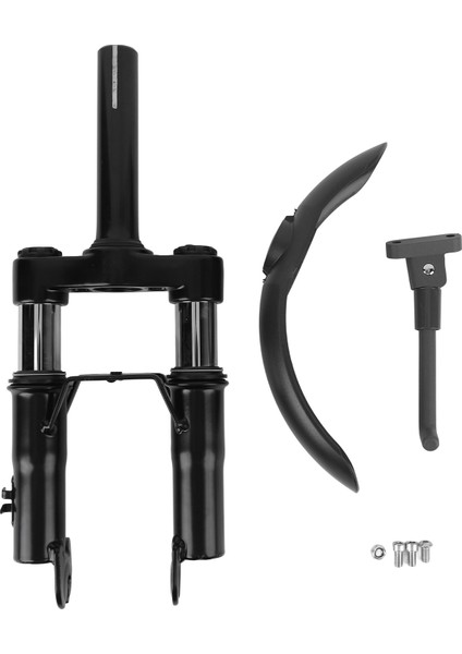 Elektrikli Scooter Ön Çatal Hidrolik Amortisör Ön Çamurluk Kickstand Siyah Ön Süspansiyon Çatalı Için M365 Scooter (Yurt Dışından)